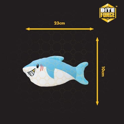 Thumbnail 2 de Bite Force Tiburón juguete de peluche resistente para grandes masticadores