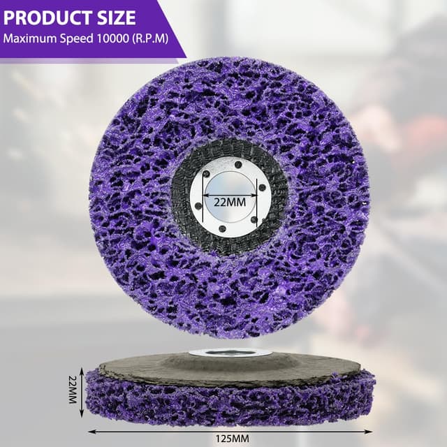 Thumbnail 1 de Adiwo 4 pezzi dischi abrasivi CSD 125