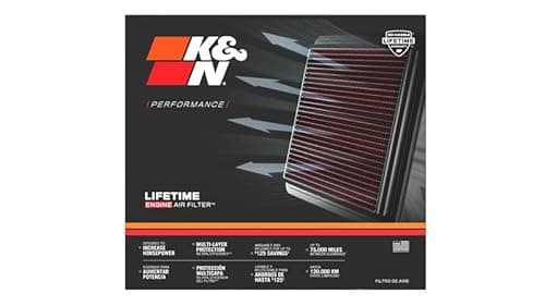 Detalle 2 de K&N Filtre à air de remplacement 33-2069 pour Seat Ibiza et Volkswagen Golf/Jetta/Vento (lavable et réutilisable)