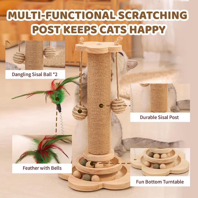 Thumbnail 2 de Xeticey Cat Scratching Post 28x46cm