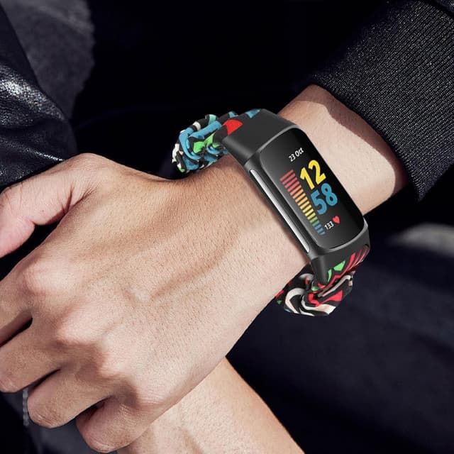 Thumbnail 5 de Ecogbd Scrunchie Strap for Fitbit Charge 6/5