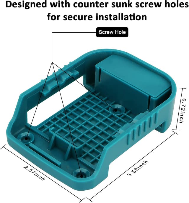 Thumbnail 3 de QUPERR Akkuhalter 6 Pack für Makita 18 V