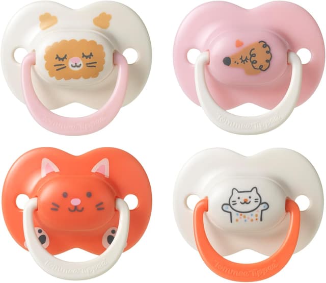 Detalle de Tommee Tippee Ultimate Fit Soother (18-36 Months) Orthodontic Dummy – Symmetrical Teat, 4 Pack