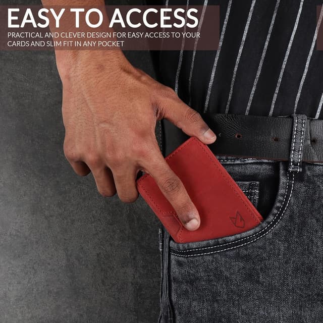 Detalle de FOXHACKLE RFID leather card wallet 4 x 0.2