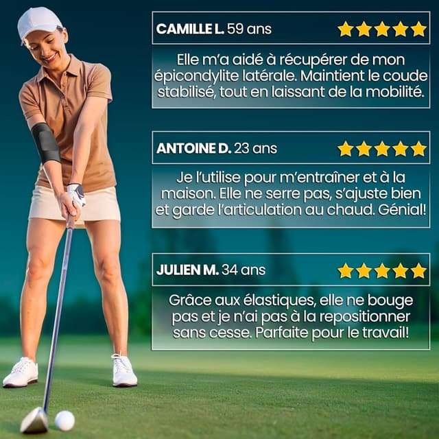 Thumbnail 6 de NativoDex Coudière de compression pour tendinite et épicondylite (tennis, gym, crossfit, golf)