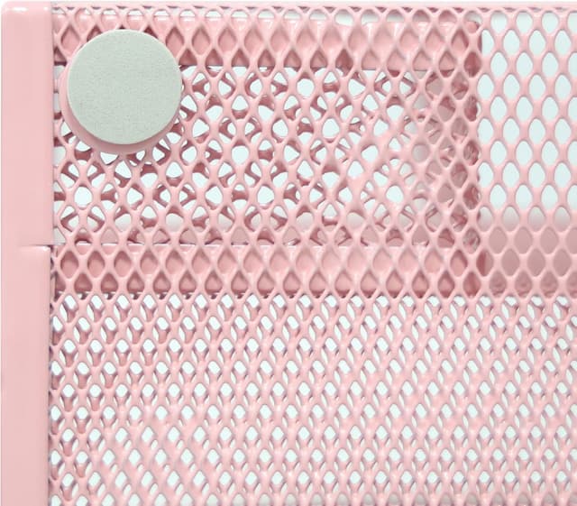 Thumbnail 4 de EXERZ Schreibtisch-Organizer aus Mesh – 3-stufiger Briefhalter mit 4 Fächern in Rosa