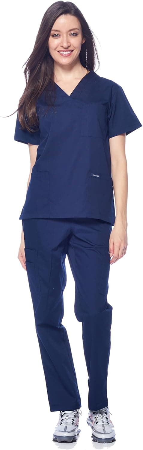 Detalle 2 de Dagacci Scrubs Medical Uniform Set 2-Piece