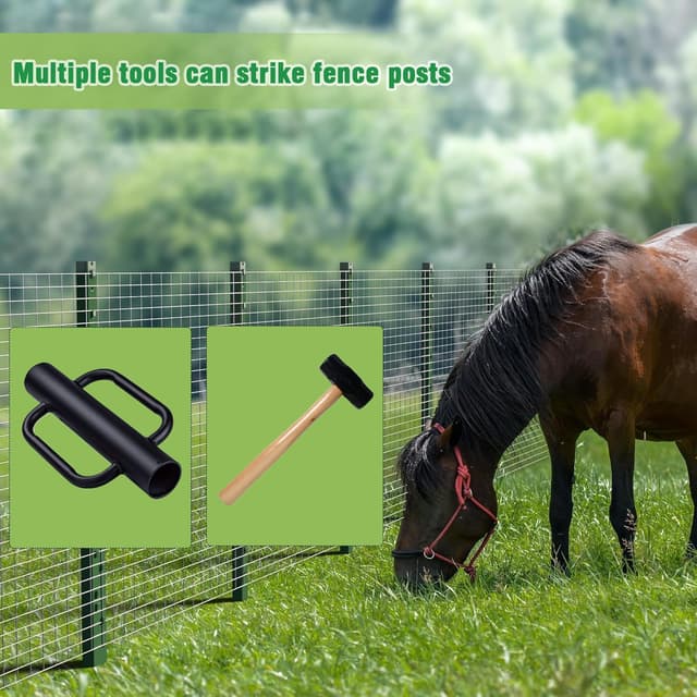 Detalle 2 de 148 cm iHYTOON Zaunpfosten Metall