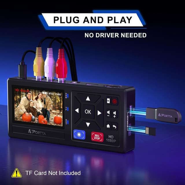 Thumbnail 2 de PORTTA VHS to Digital Converter 128GB 📼