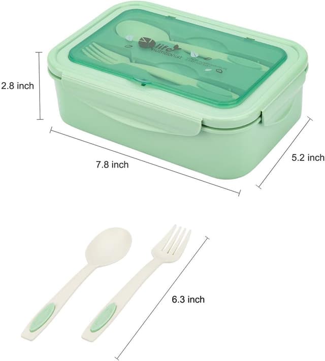 Thumbnail 3 de BIBURY Fiambrera Infantil con Compartimentos, a prueba de fugas 🥪