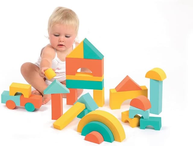 Detalle 2 de Ludi 28 blocchi di schiuma per neonato 10 mesi