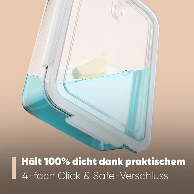 Detalle 2 de Classbach Meal Prep Boxen 3x 1.040 ml