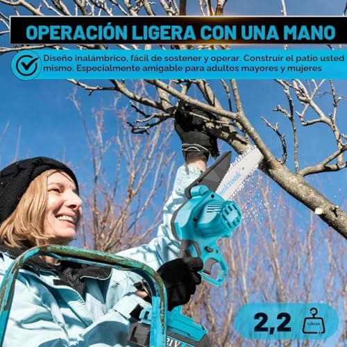 Thumbnail 5 de Peektook Mini Motosierra 6 pulgadas 📷