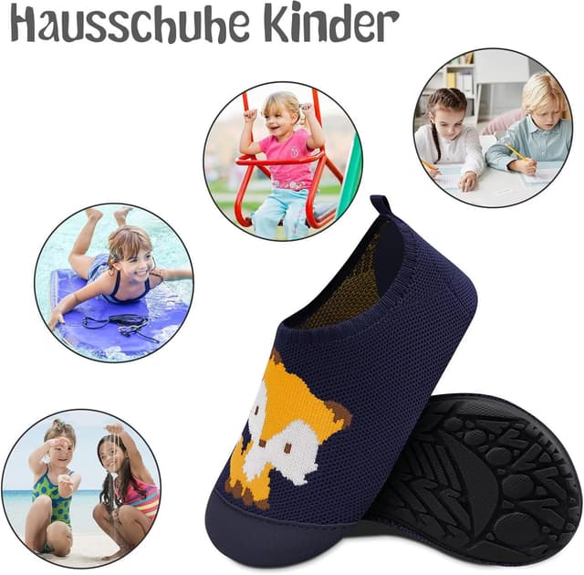 Thumbnail 6 de Kyopp Hausschuhe Kinder – atmungsaktive, rutschfeste Slipper für Jungen & Mädchen, Gr. 20–35