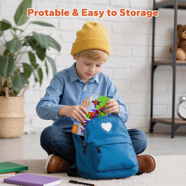 Detalle de Mini Magnetic Tiles 45PCS Travel Set