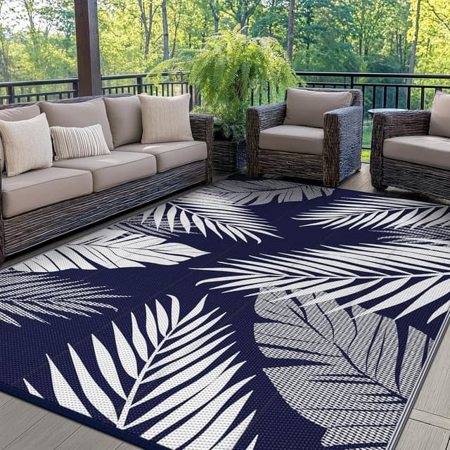 Imagen de Genimo Tappeto 180x275 cm blu navy per esterno en OfertitasTOP