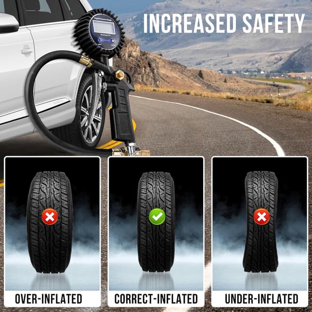 Thumbnail 2 de DigitPro Digital Tire Pressure Gauge 3–250 PSI