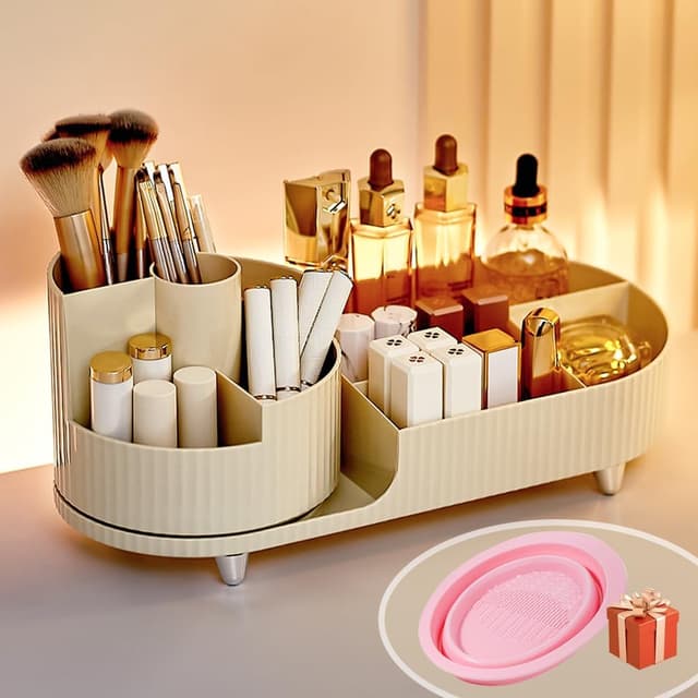 Imagen de Make up Organizer 360° Drehbar Großer Bad Kosmetik Organizer en OfertitasTOP