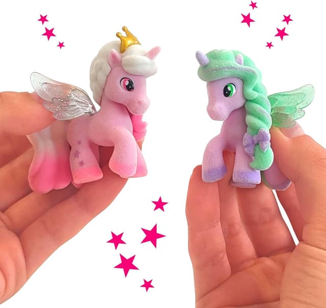 Detalle 2 de CRAZE Magic PONYS: Set Coleccionable de 6 Ponys 🦄