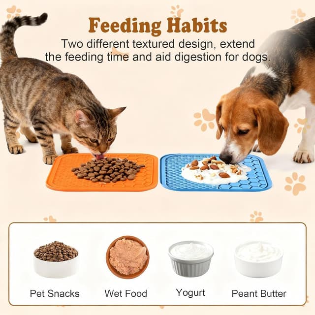 Thumbnail 2 de AiQInu Tappetino per Leccare Cani 2 pezzi