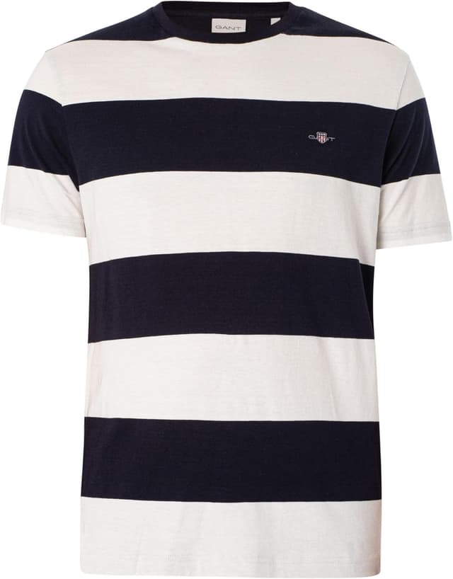 Thumbnail 4 de GANT Bar Stripe Ss T-Shirt Herren