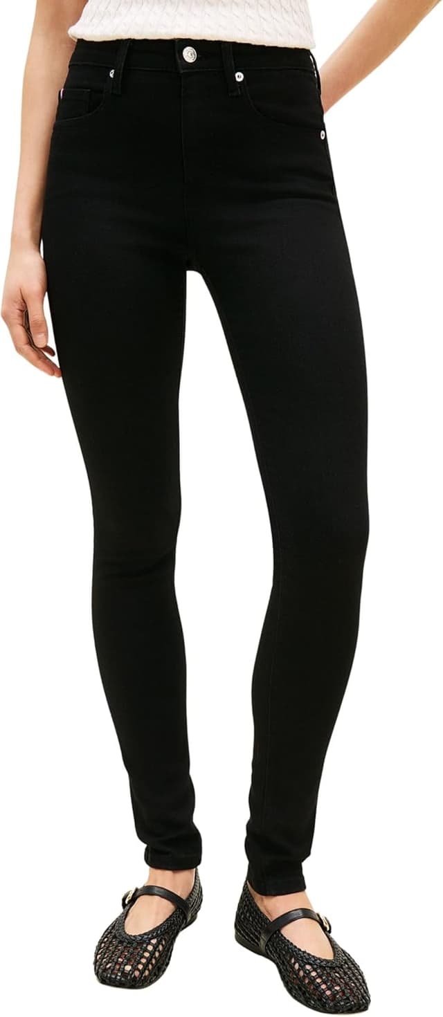 Detalle de Tommy Hilfiger jean femme Como Skinny taille mi-haute