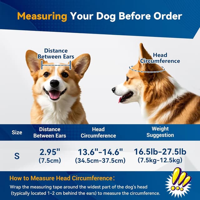 Thumbnail 3 de PETLESO Hundehelm Hundebrille UV-Schutz