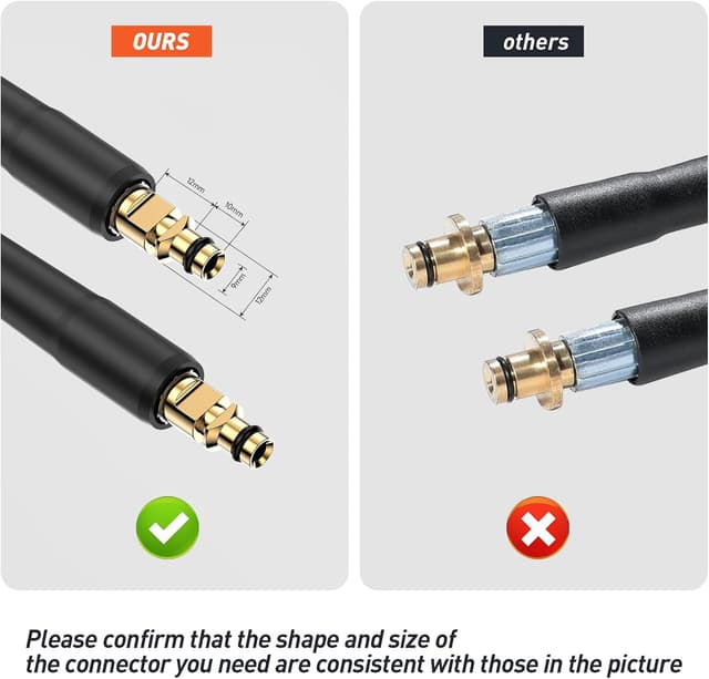 Detalle 2 de OHAYORI 10m Pressure Washer Hose