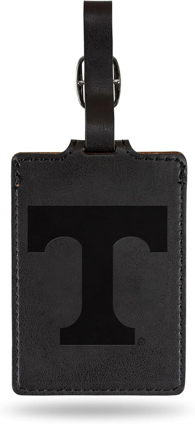 Detalle 2 de NCAA Rico Industries Alabama Crimson Tide Laser Engraved Ultra Suede Luggage Tag (Includes ID Card)