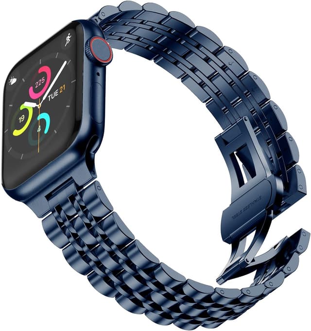 Detalle de Tasikar stainless steel Apple Watch strap 49mm