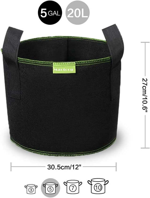 Thumbnail 1 de Mactoou Grow Bags 5 Gallon 5 Pack