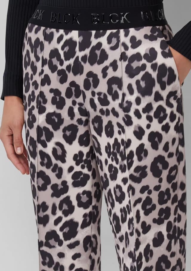 Thumbnail 4 de s.Oliver Wide-Leg-Hose Scuba Logo-Gummibund