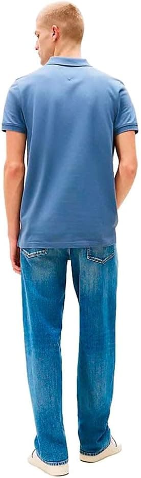 Detalle 2 de Tommy Jeans Polo manches courtes homme Slim Fit en coton biologique