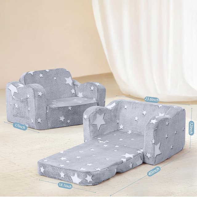 Detalle 2 de Kids couch sofa bed 2-in-1