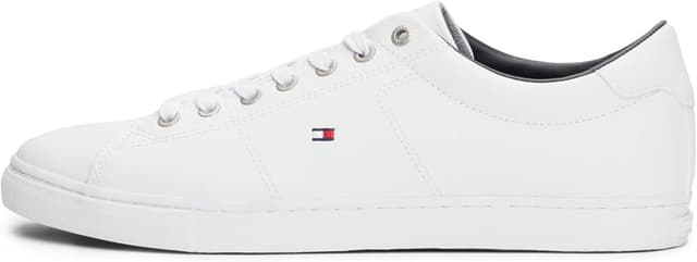 Imagen de Tommy Hilfiger Essential Leather Sneaker 👟 Hombre Blanco 42 en OfertitasTOP