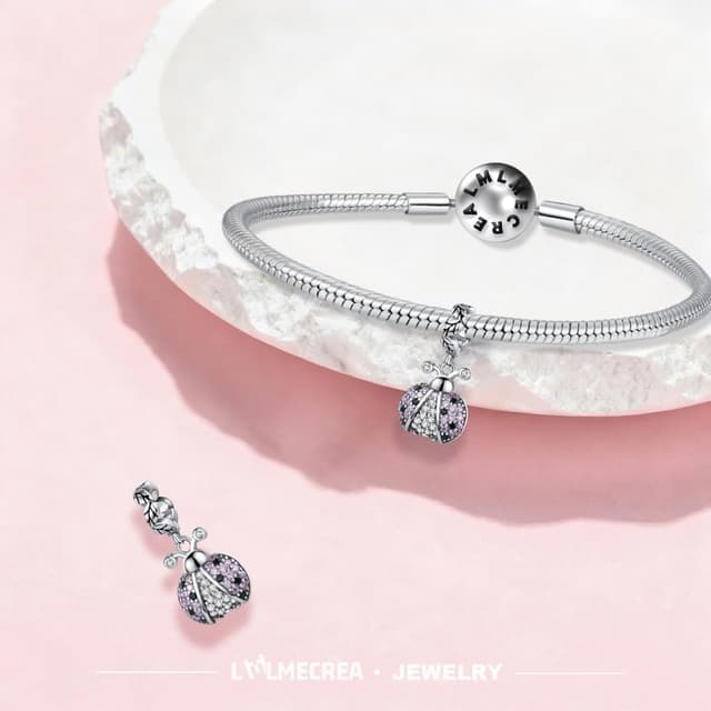 Detalle 2 de LMLMECREA Charm Anhänger 925 Silber