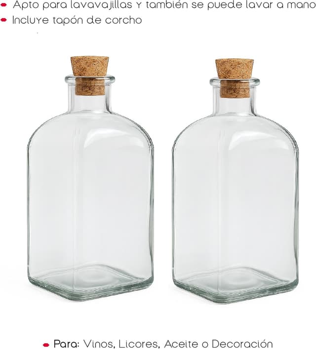 Thumbnail 5 de TIENDA EURASIA - Pack 12 Frascos de Vidrio con Tapón