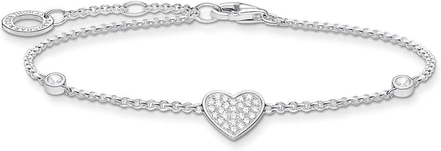 Detalle 2 de Thomas Sabo Pulsera con corazón con circonitas 💍