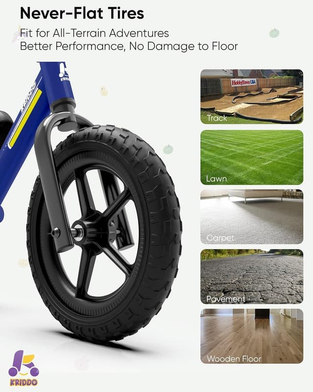 Thumbnail 5 de KRIDDO Toddler Balance Bike 12-inch