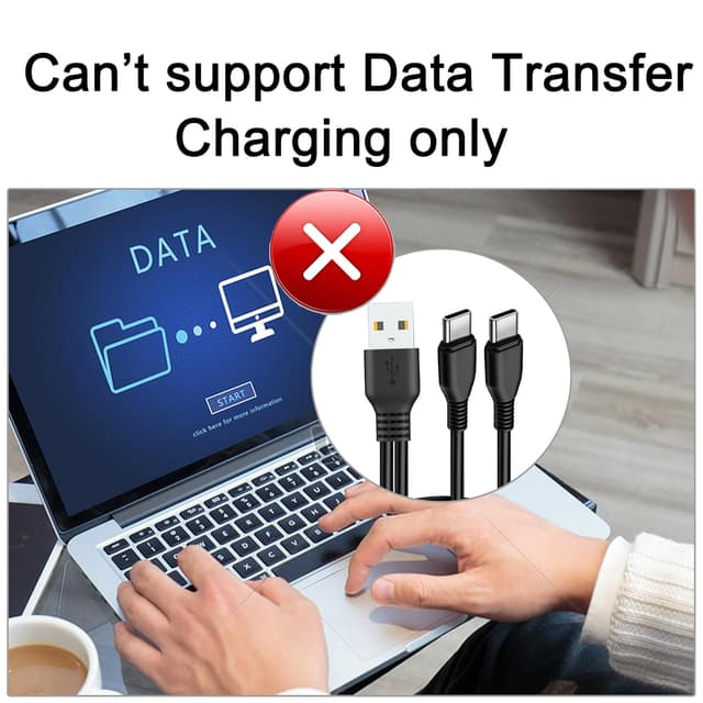 Thumbnail 2 de MISYNLON USB to USB C Splitter Cable 0.2m