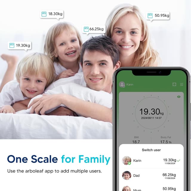 Thumbnail 6 de arboleaf Weighing Scale 180kg