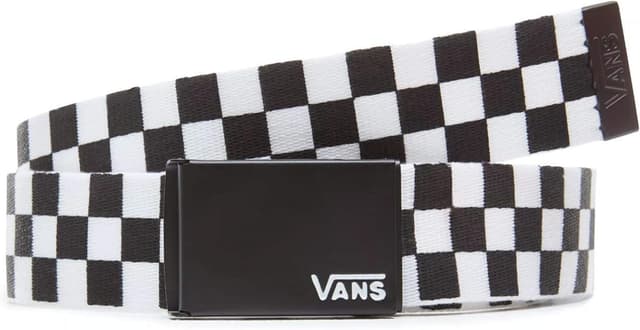 Detalle de Vans Men’s Deppster II Web Belt with Logo Snap Buckle (One Size, pack of 1)