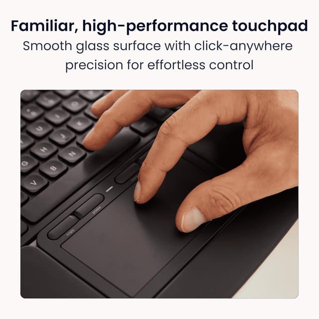 Detalle de Contour Touch Ergonomic Touchpad Wired: touchpad ergonomico con appoggio comfort e controlli rapidi