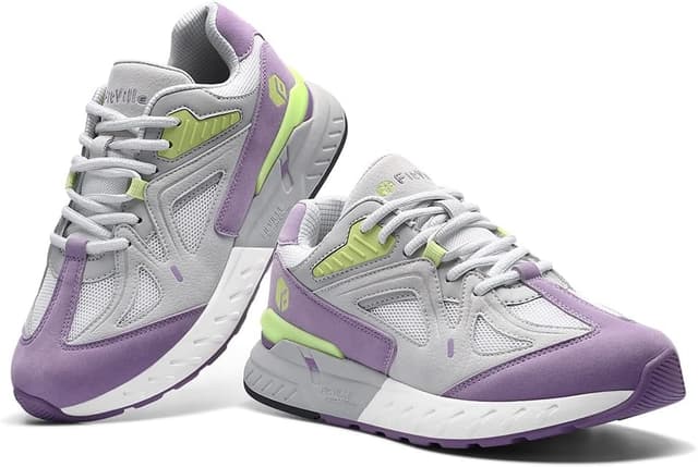 Detalle de FitVille Women’s Extra Wide Fit Trainers – Comfortable Walking & Running Shoes for Plantar Fasciitis & Flat Feet