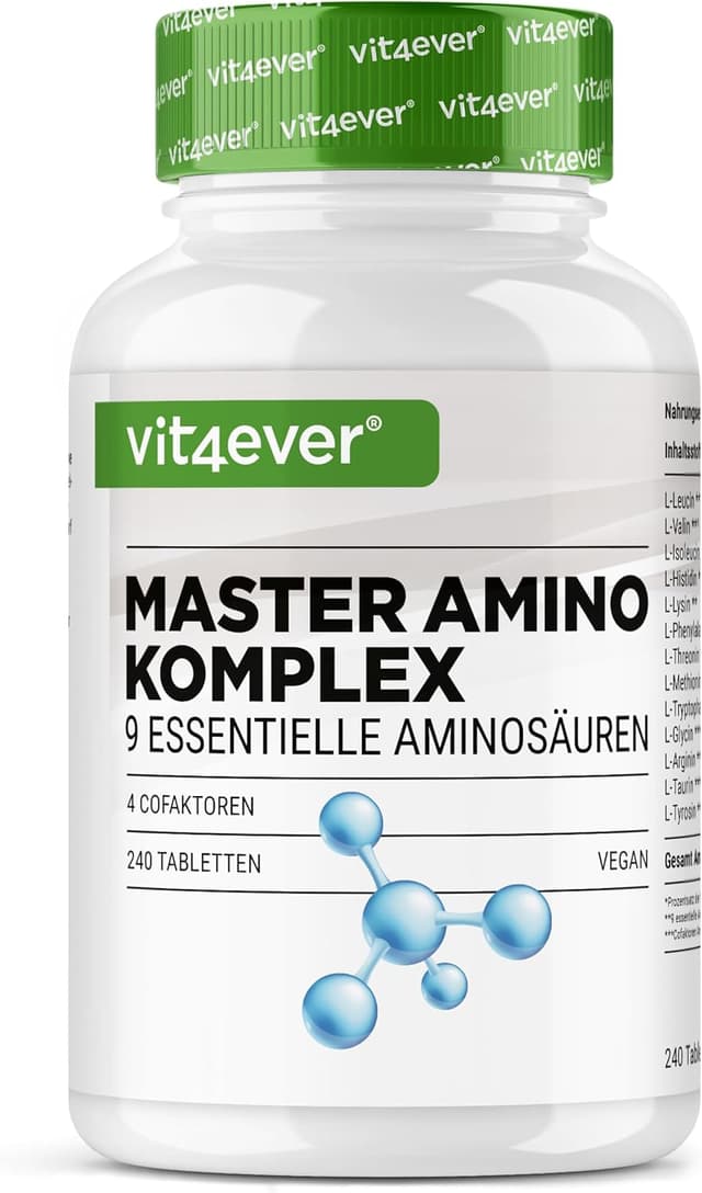 Detalle de vit4ever Master Aminosäuren Komplex 6000 mg