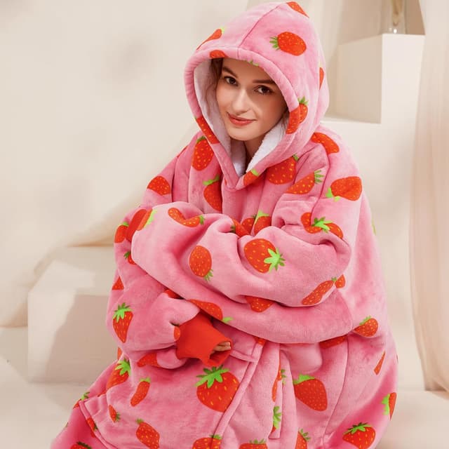 Thumbnail 4 de Narecte Cozy Oversized Blanket Hoodie wearable blanket