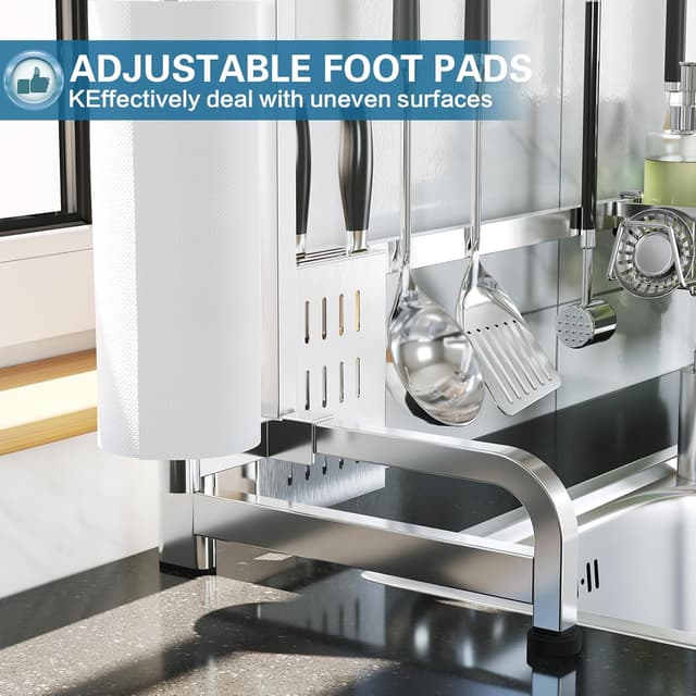 Thumbnail 5 de LIVOD 3-Tier Over-The-Sink Stainless Steel Dish Rack