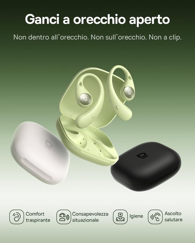 Detalle de Baseus Eli Sport2 45H Open‑Ear