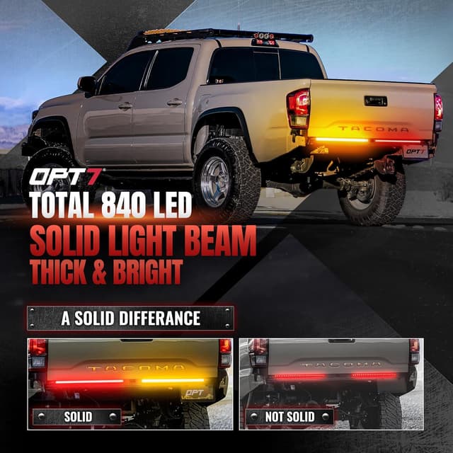 Thumbnail 6 de OPT7 Redline Parlux Triple Row LED Tailgate Light Bar 🚚