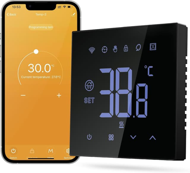 Detalle de MIUCDA Smart-Thermostat für Fußbodenheizung